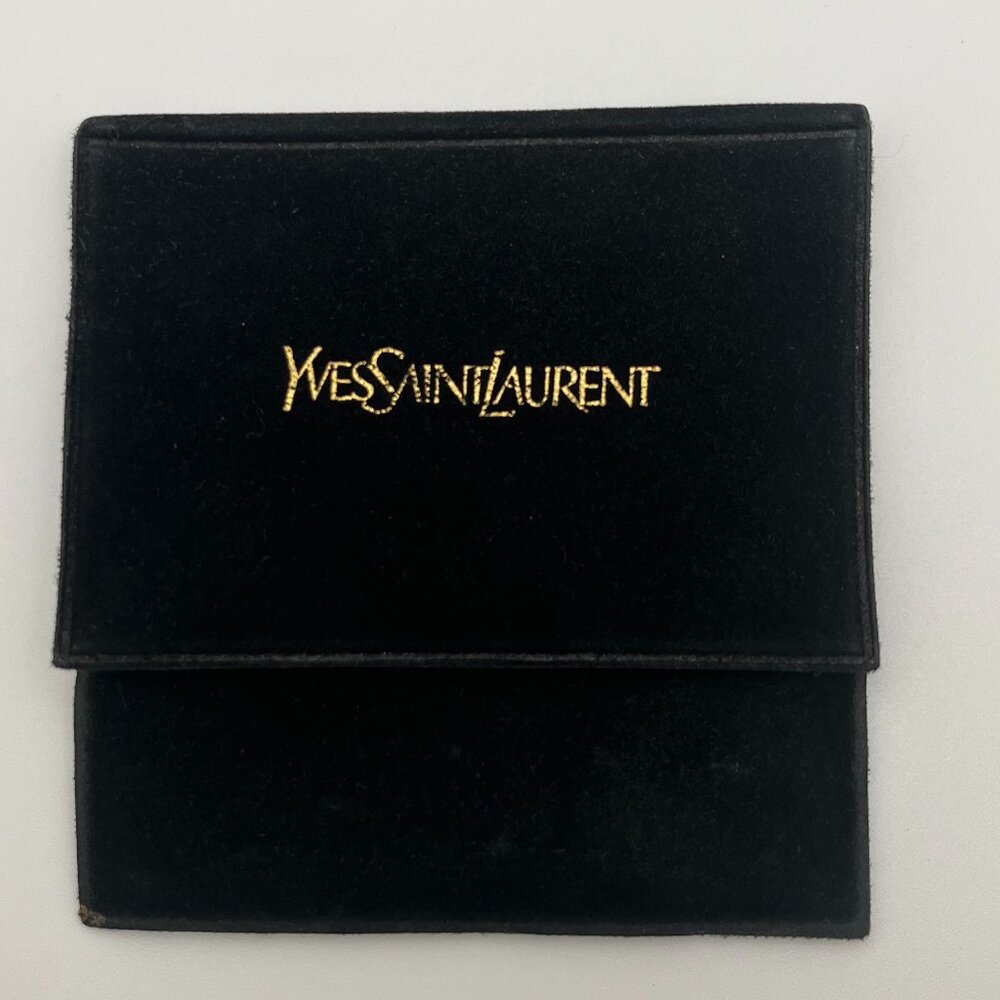 YSL Black Velvet Fold-over Dust Bag